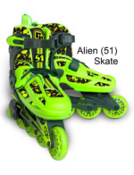 Boys Inline Skates - Radd Rollers - Alien 51 Green