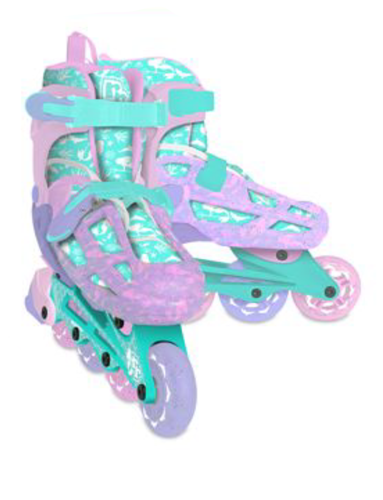 Girls Inline Skates - Radd Rollers - Purple/ Teal