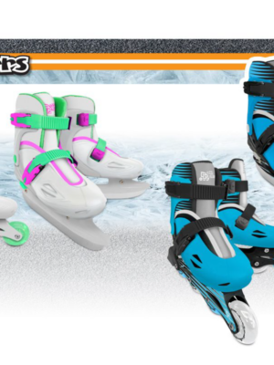 Radd Rollers Girls and Boys Inline/Ice Combo Skates