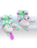 Radd Rollers - Inline/Ice Combo Skates - White/Pink