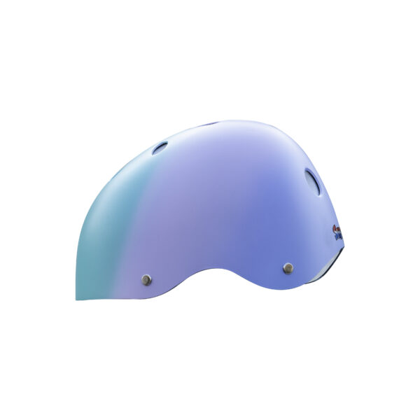 Pastel Rays StreetJam Helmet-Kids (5-8 Years) Adjustable, Teal & Purple