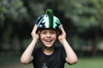 SlimeHawk StreetJam Helmet-Kids Black (5-8 Years) Adjustable