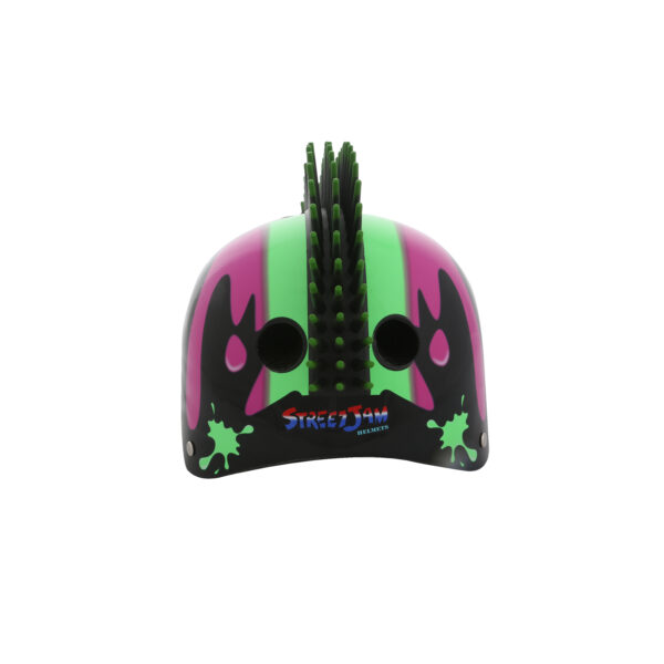 SlimeHawk StreetJam Helmet-Kids Black (5-8 Years) Adjustable